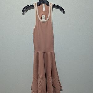 Anthropologie Tan Sleeveless Dress